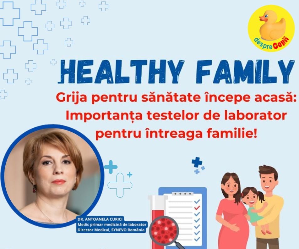 HEALTHY FAMILY: Grija pentru sanatate incepe acasa - Sfatul specialistului