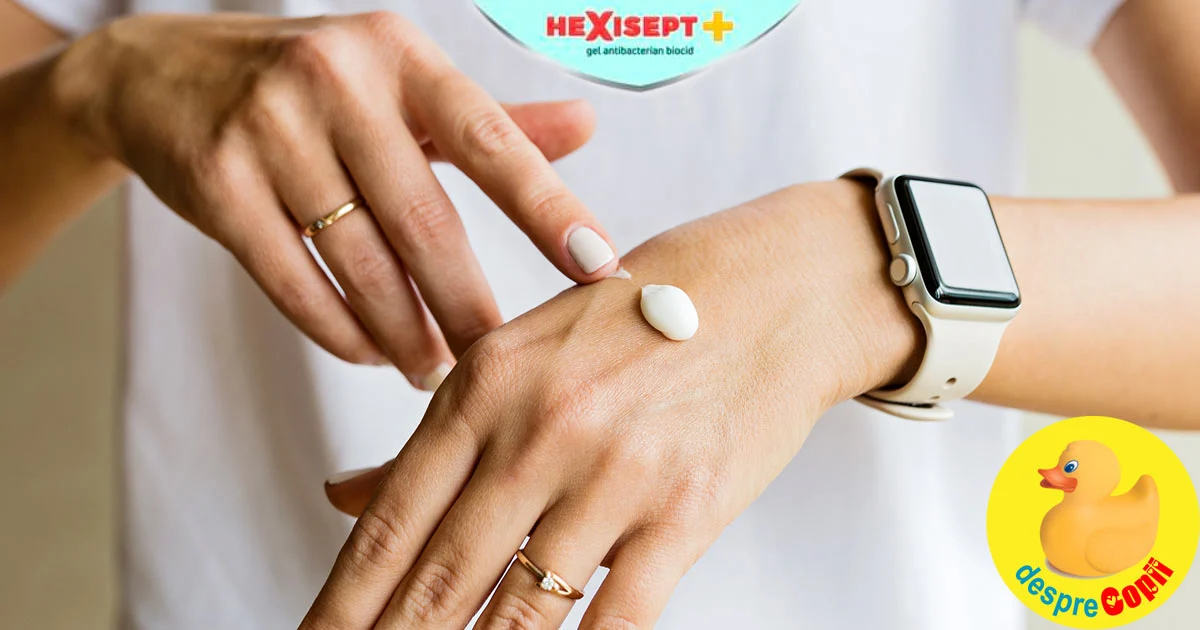Cel mai bun dezinfectant pentru maini care nu usuca, ci hidrateaza pielea mainilor: Hexisept