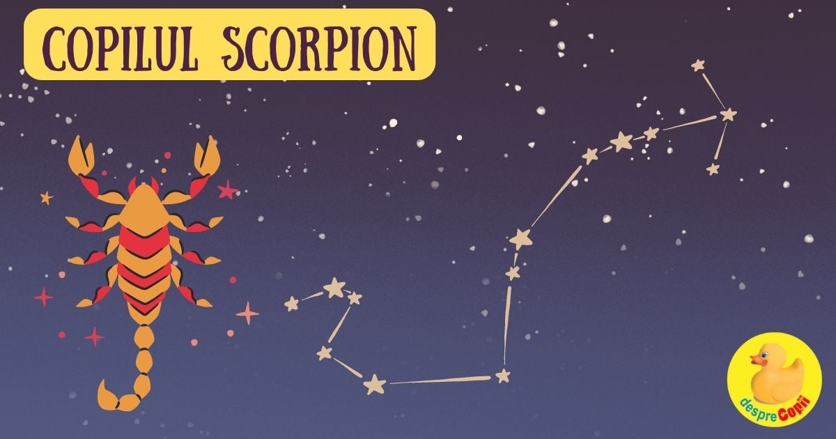 Copilul Scorpion: un copil inteligent, emotiv, discret si cu o mare intuitie - horoscopul copiilor