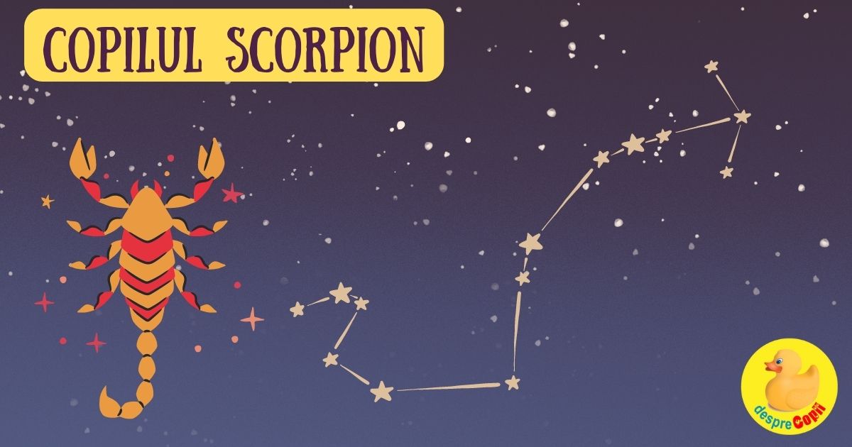 Copilul Scorpion -  un copil inteligent, emotiv, discret si cu o mare intuitie - horoscopul copiilor