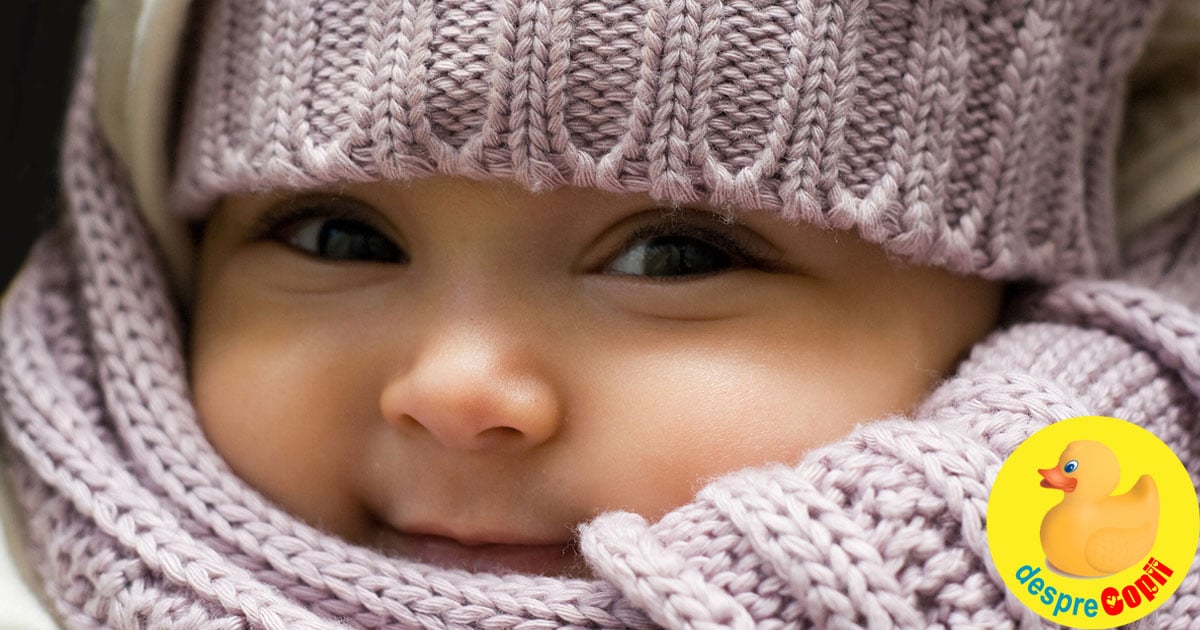 Sfatul medicului: cum trebuie imbracat bebelusul iarna la plimbare