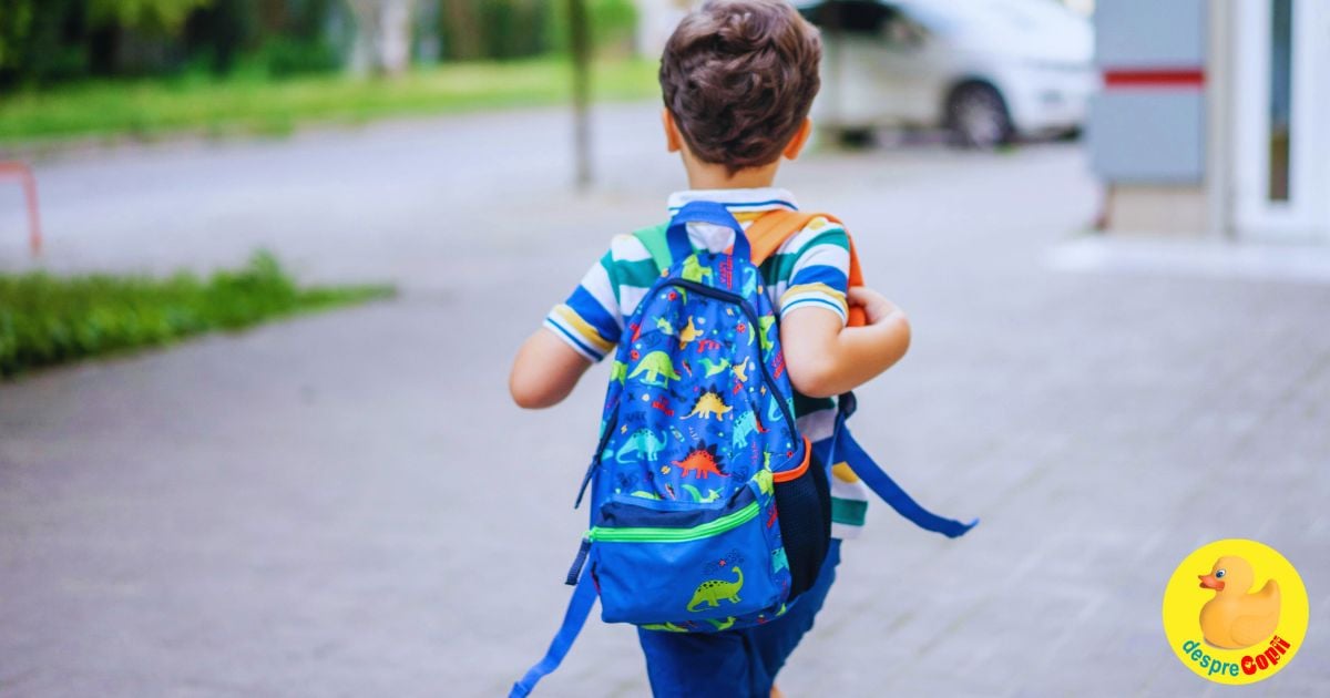 Cum ii faci copilului dor de scoala inainte sa inceapa clasa I prin asocieri emotionale - sfatul psihologului