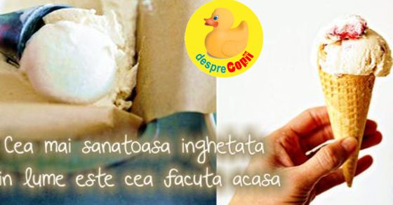 Cea mai sanatoasa si simpla inghetata de casa (fara zahar si fara lapte)