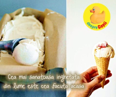 Cea mai sanatoasa si simpla inghetata de casa
