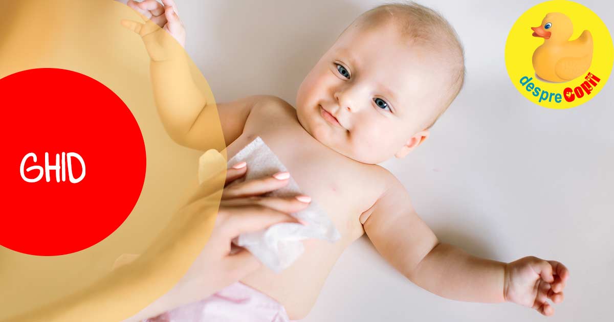 Ingrijirea pielii sensibile a bebelusului: ghid