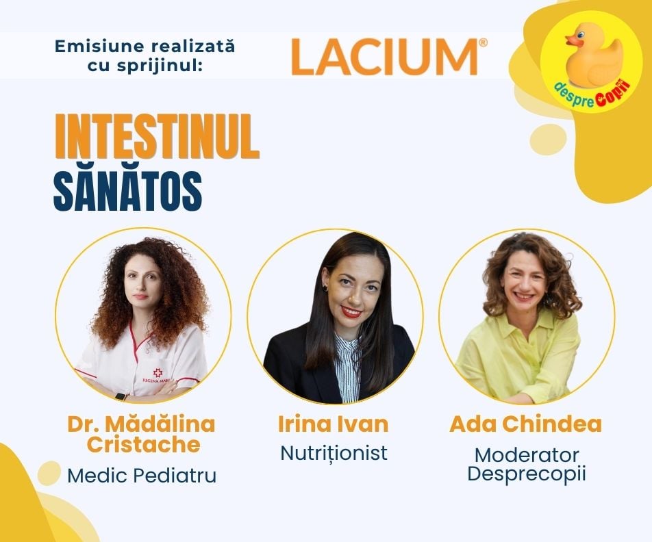 Intestinul sanatos: cum influenteaza microbiota imunitatea, energia si starea de bine a copiilor? Sfatul specialistilor!