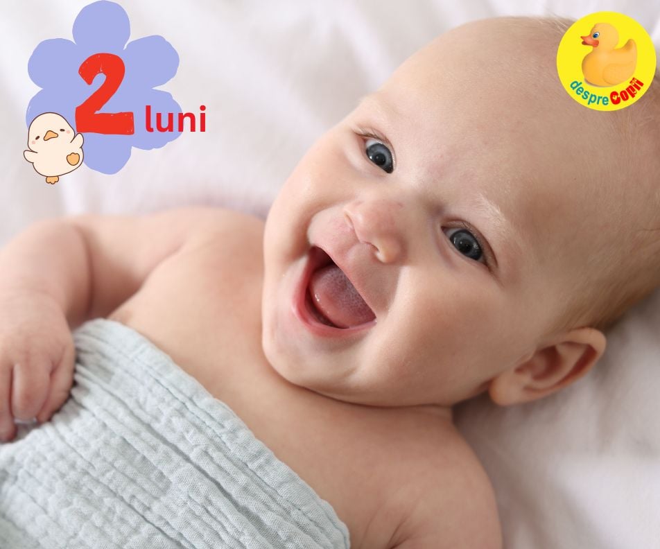 Cum te joci cu bebe la 2 luni?
