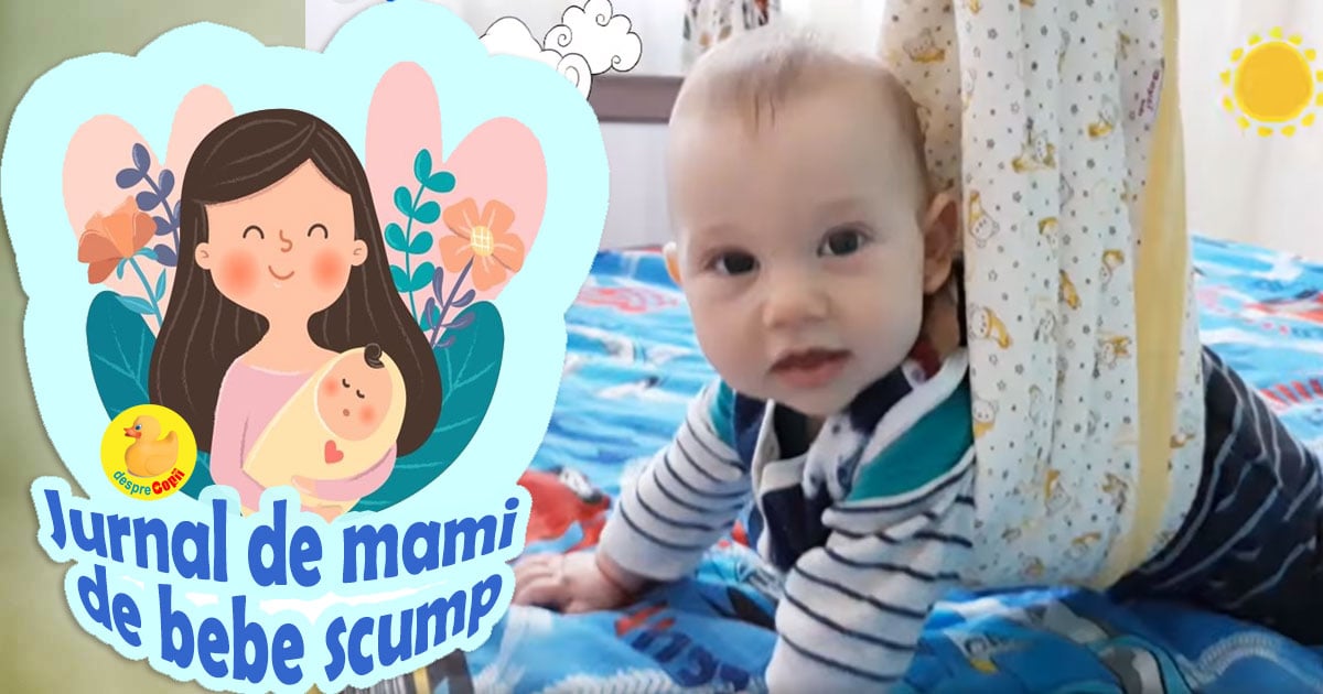 Activitati distractive cu un bebe de 5 luni -  jurnal de mami de bebe scump