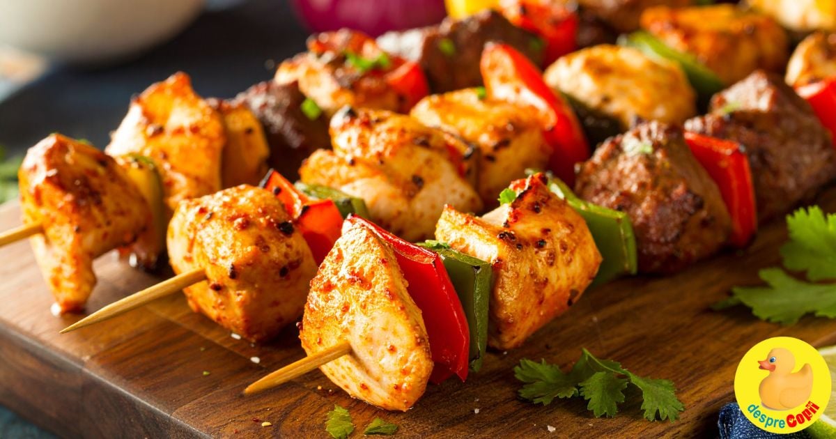 Kebabs de pui in stil Marocan: arome exotice si savoare la fiecare muscatura