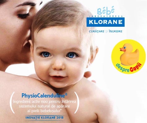 Klorane Bebe cu PhysioCalenduline® - cea mai buna protectie dupa cea a mamei