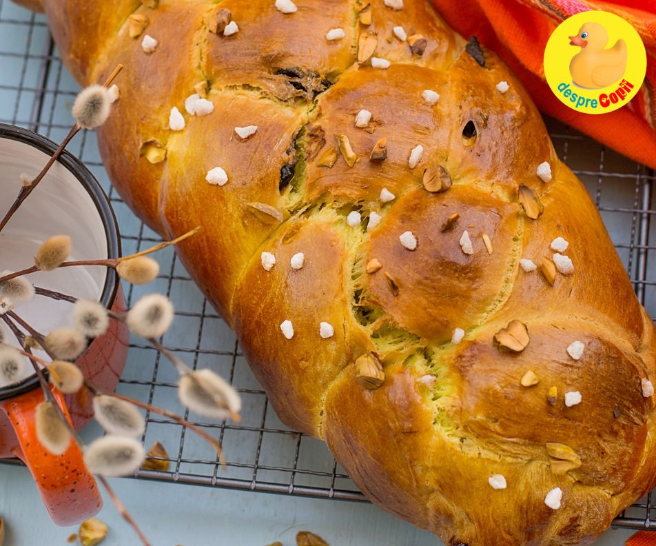 Kozunak - Cozonacul bulgaresc cu stafide si aroma de sarbatoare