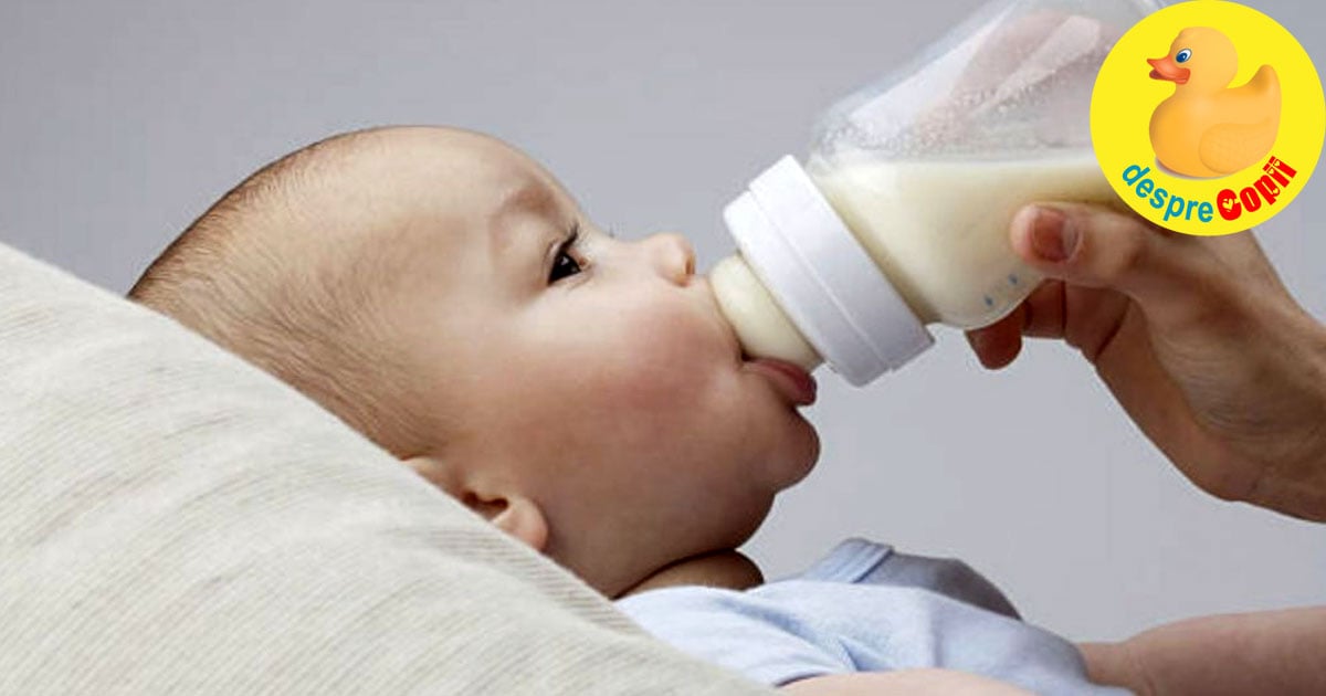 Cat lapte bea bebelusul in primul an? 4 intrebari esentiale.
