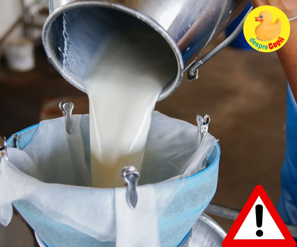 Pericolele laptelelui crud si infectia cu E.coli - Povestea si cosmarul unei mame