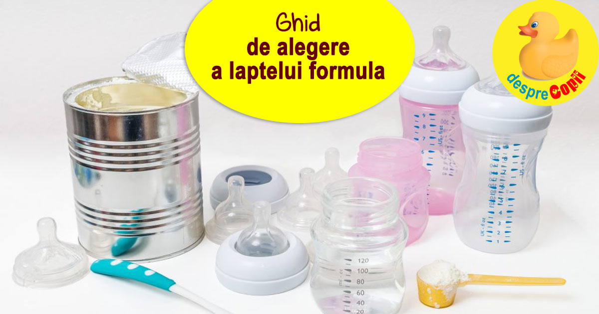 Cum alegem formula de lapte praf: GHID pentru mamici de bebelusi