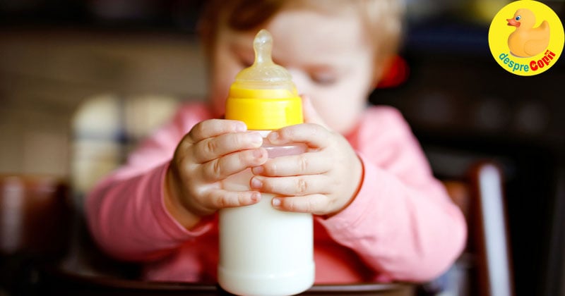De ce lapte formula si nu lapte de vaca? Iata ce e mai bine pentru un bebe si de ce