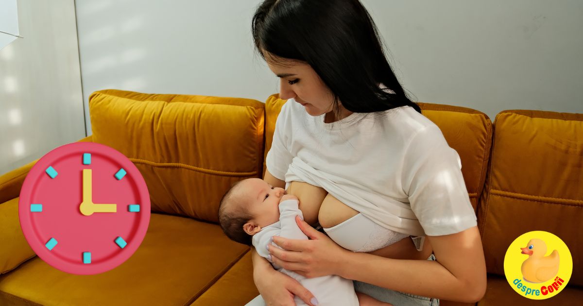 Laptele matern poate informa bebelusul ce ora din zi este