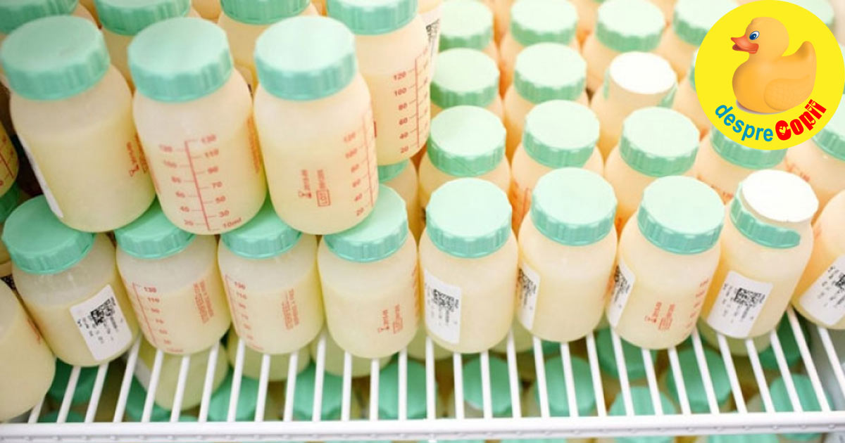 Cum se pastreaza (stocheaza) laptele matern - sfatul medicului