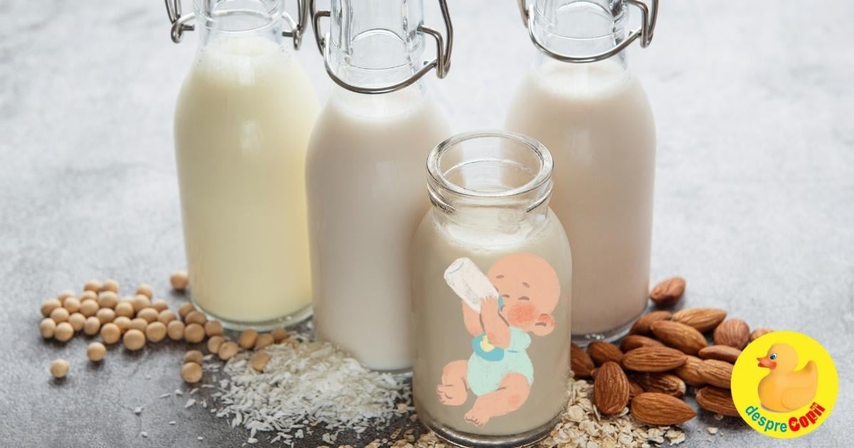 Laptele vegetal: cel mai bun lapte vegetal pentru sugari si copii mici - ce variante alegem