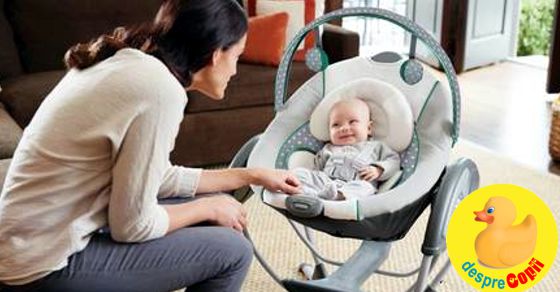 Leaganul pentru bebelusi: pentru minutele de relaxare care conteaza pentru bebe si mami