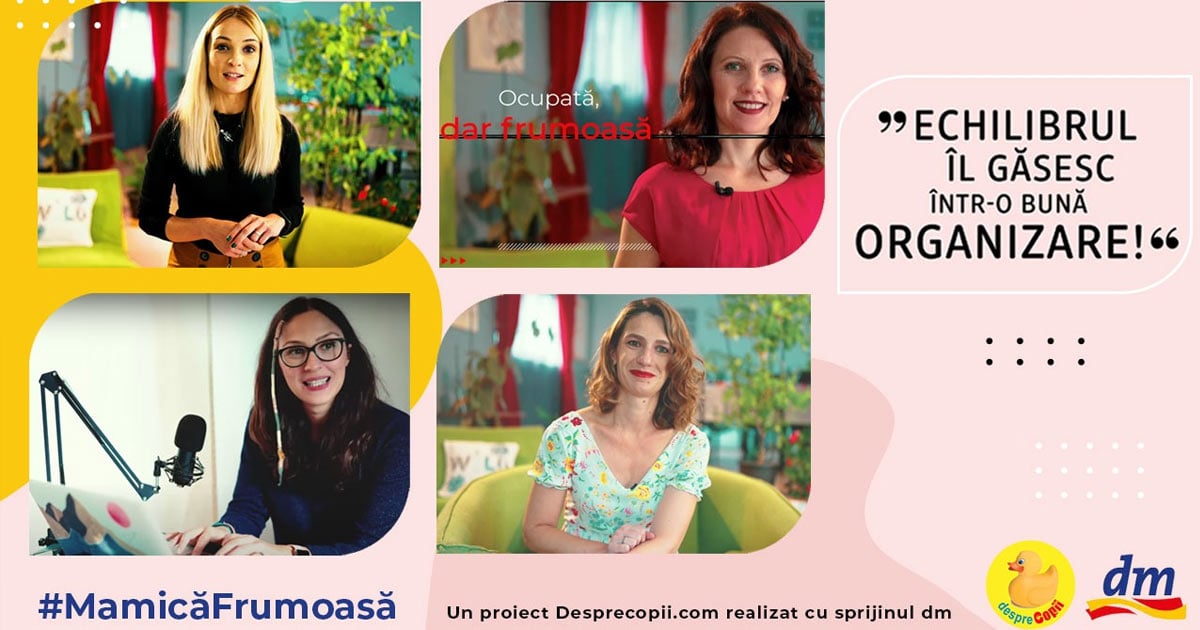 “Mamica frumoasa”: O campanie de awareness, parenting si lifestyle semnata DespreCopii si realizata cu sprijinul dm drogerie markt Romania