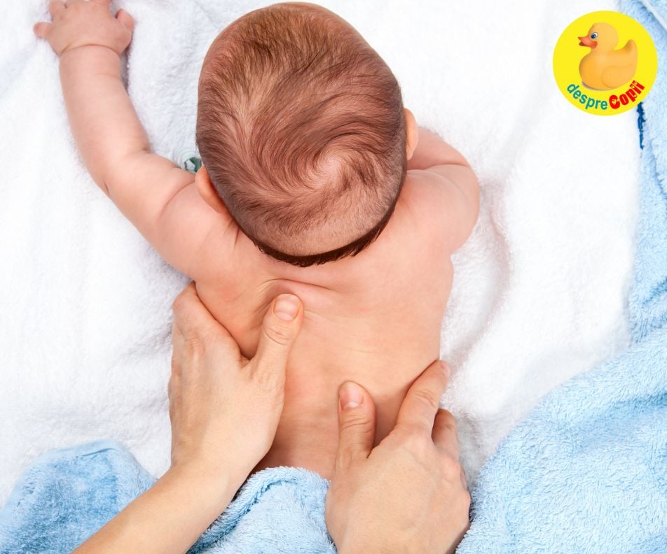 Masajul bebelusului: atingerea care aduce liniste si zambete