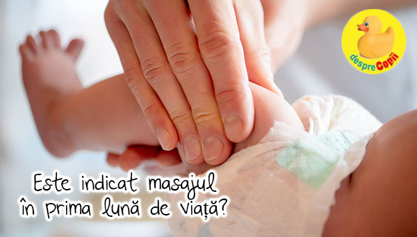Putem face MASAJ bebelusului inca din prima luna de viata - si iata cate beneficii va avea bebelusul