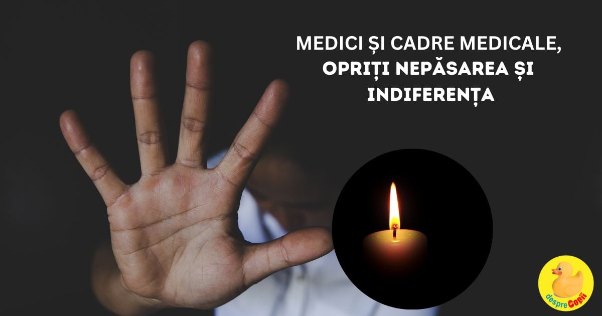 Moartea unei femei insarcinate: medici opriti nepasarea si indiferenta