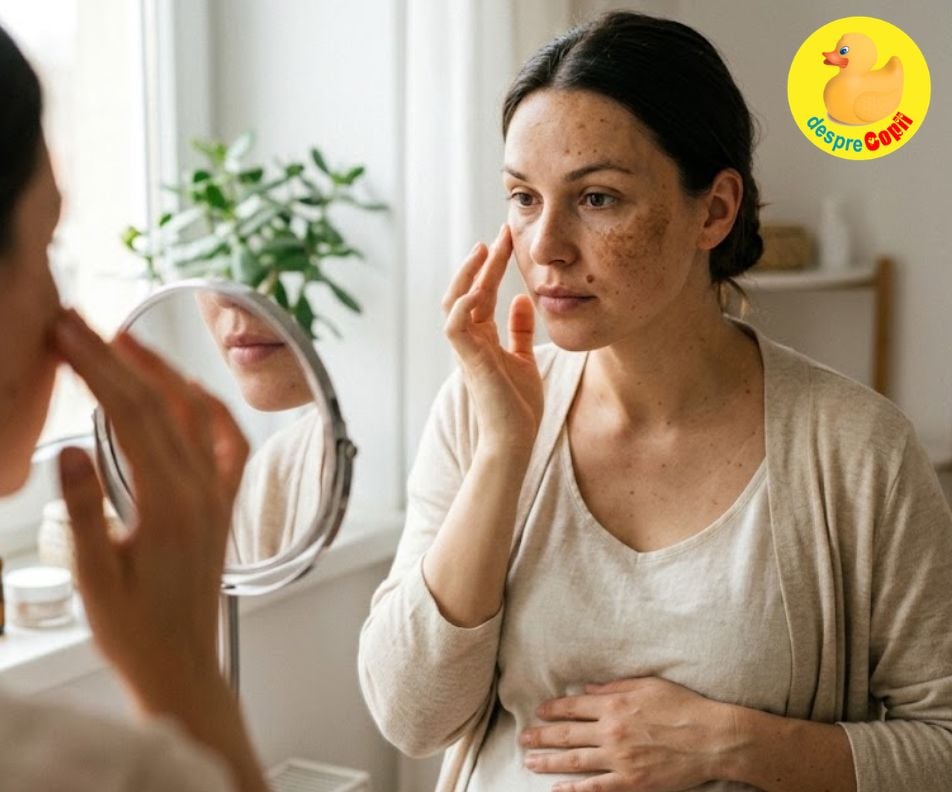 Masca de sarcina sau melasma - iata de ce apar petele maronii pe față și ce poți face în siguranță