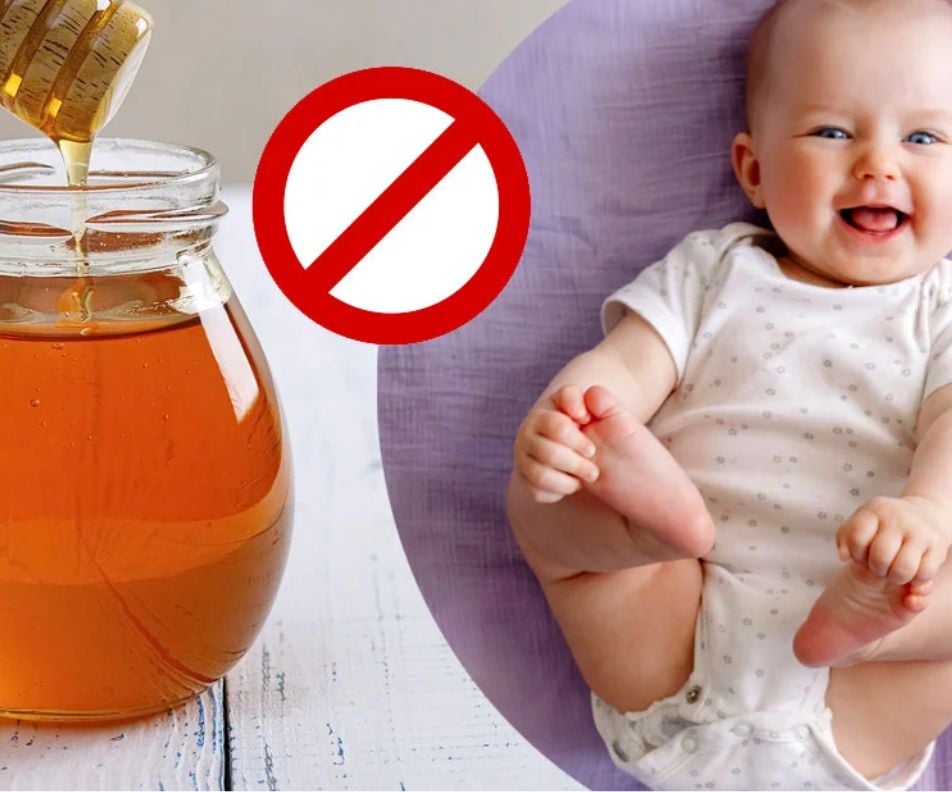 Mierea este un aliment interzis bebelusilor -  ce riscuri poate aduce mierea sanatatii bebelusului