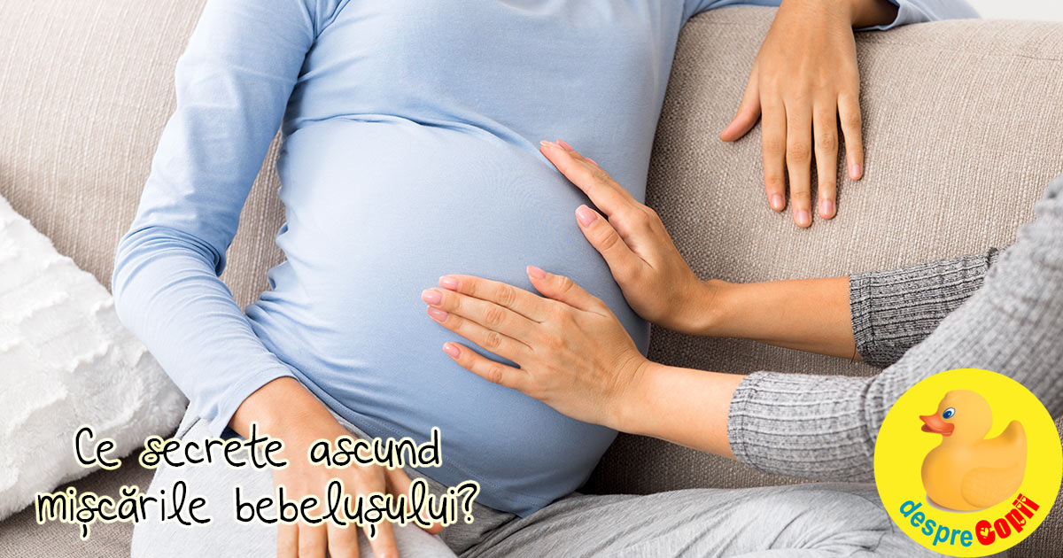 10 secrete pe care le afli din miscarile bebelusului din burtica ta - draga mami