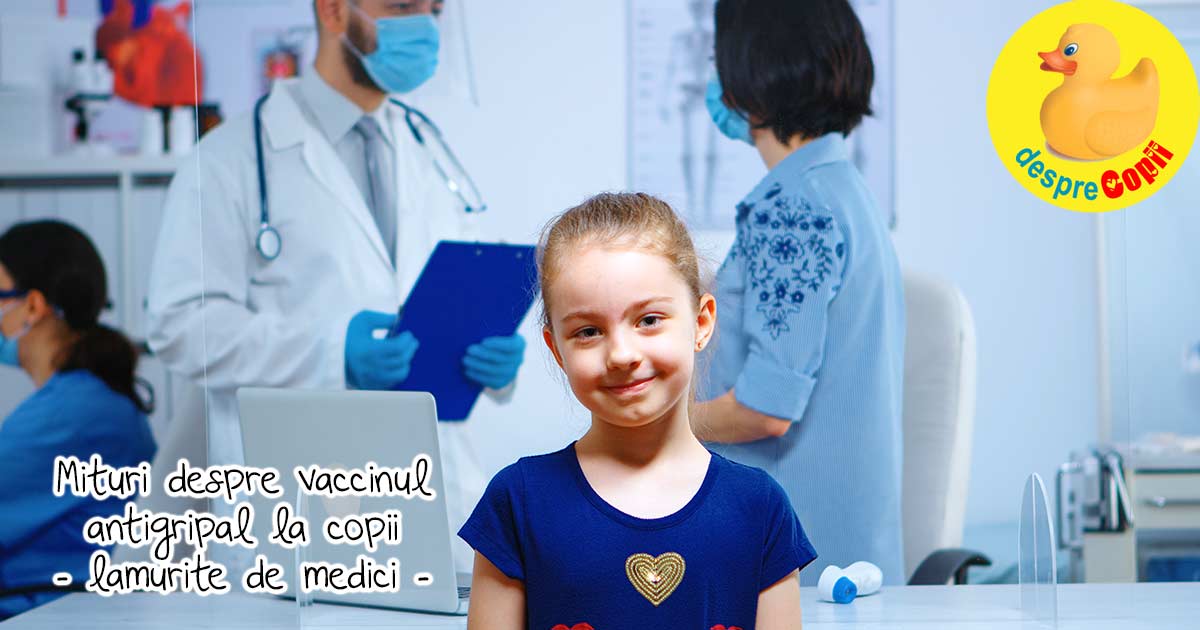 5 Mituri despre vaccinul antigripal la copii  - lamurite de medici