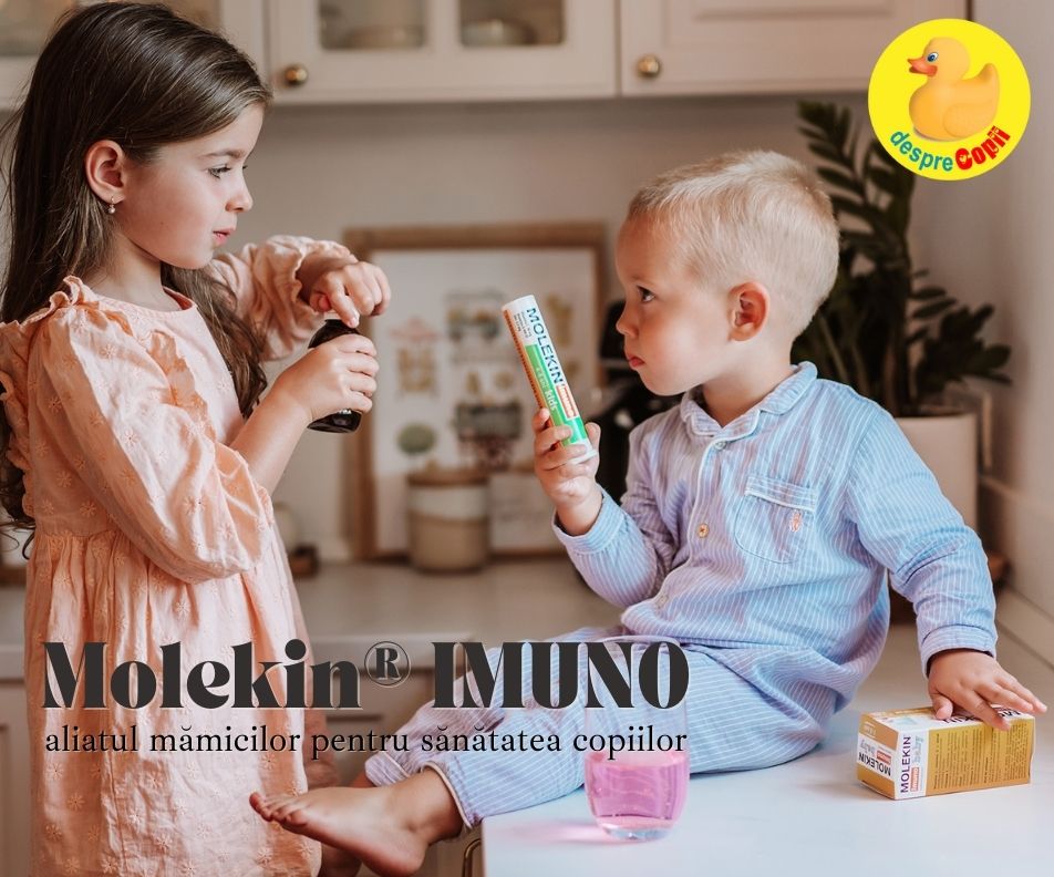 Molekin® IMUNO - aliatul mamicilor pentru sanatatea copiilor