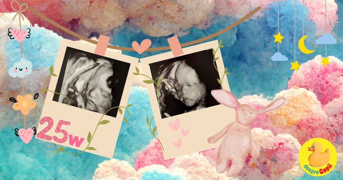 Saptamana 25 si o morfologie perfecta: O adevarata bucurie pentru mami si tati - jurnal de sarcina