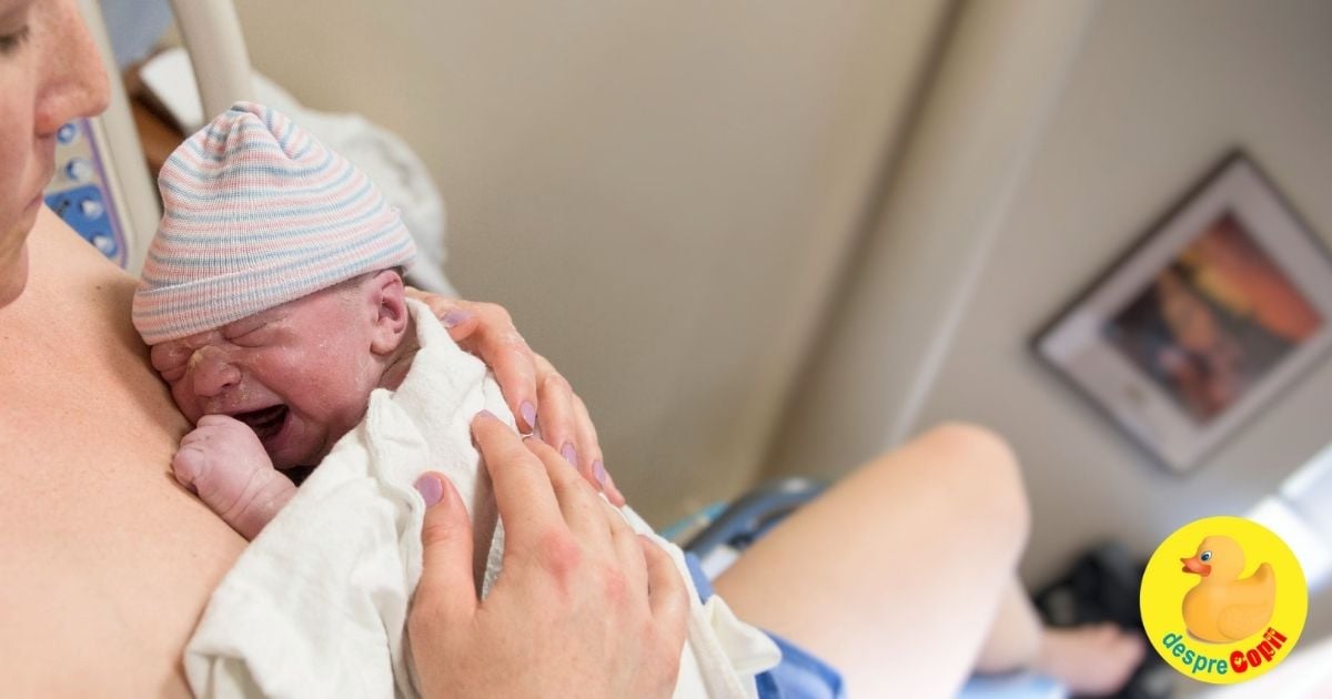 Nasterea la maternitatea Cantacuzino: am avut parte de o prima nastere naturala perfecta