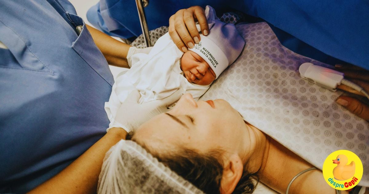 Ce este cezariana asistată de mamă și unde se practică? O naștere emoționantă, dar rară, în care mama își aduce copilul pe lume cu propriile mâini