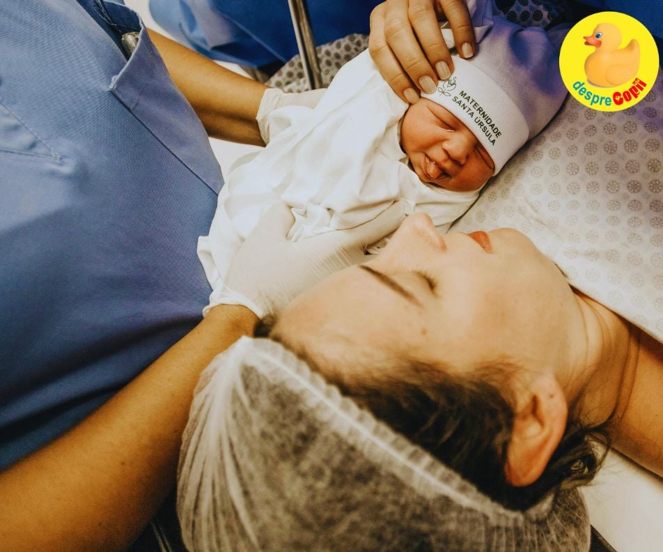 Ce este cezariana asistată de mamă și unde se practică? O naștere emoționantă, dar rară, în care mama își aduce copilul pe lume cu propriile mâini