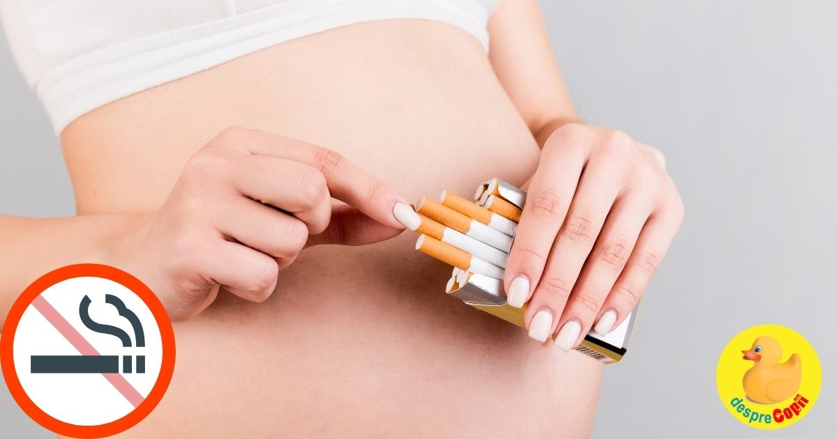 Fumatul in timpul sarcinii - consecinte pentru mami si bebe