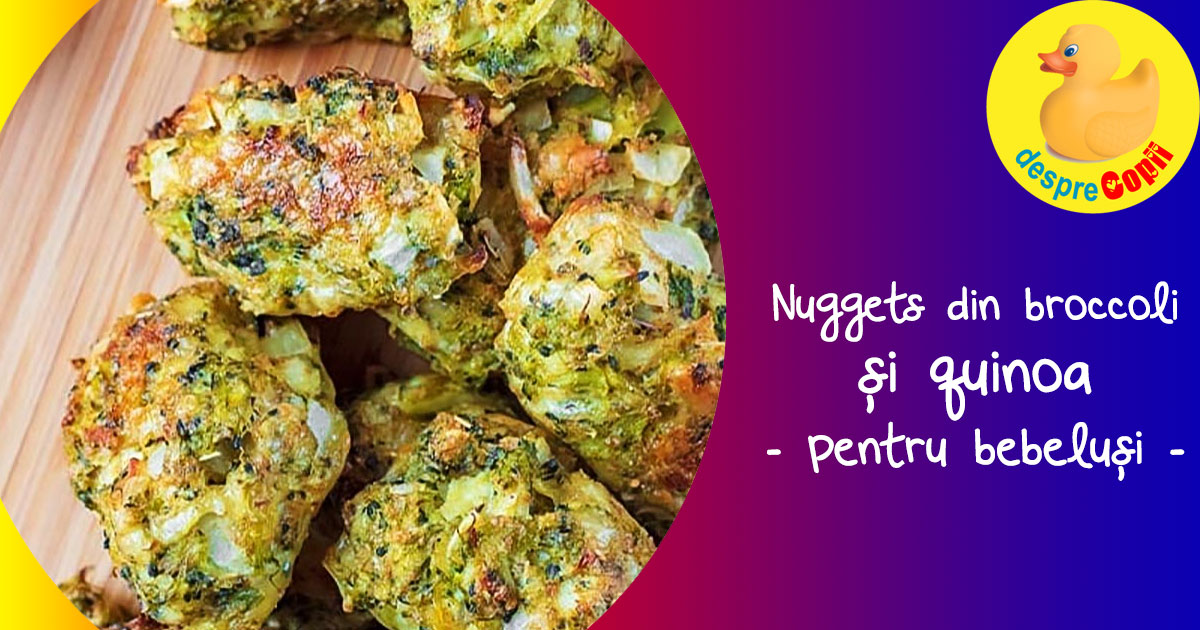 Nuggets din broccoli si quinoa - reteta pentru bebelusi