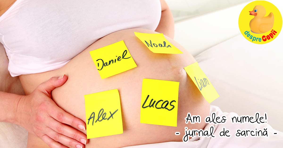 Am ales pentru bebe un nume romanesc, de sfant - jurnal de sarcina