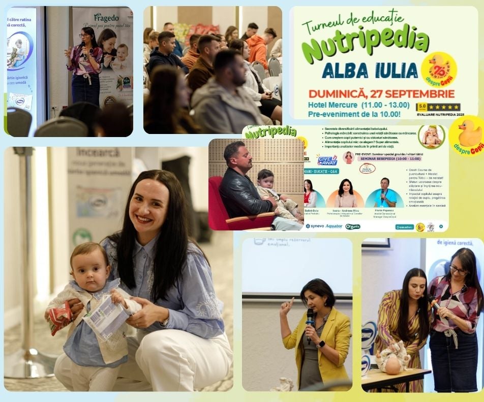 NUTRIPEDIA 2026 a ajuns la Alba Iulia - Smart Parenting si conexiune cu o comunitate minunata de mamici