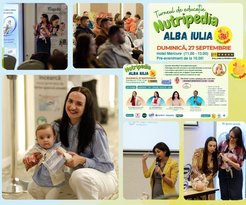 NUTRIPEDIA 2026 a ajuns la Alba Iulia - Smart Parenting si conexiune cu o comunitate minunata de mamici