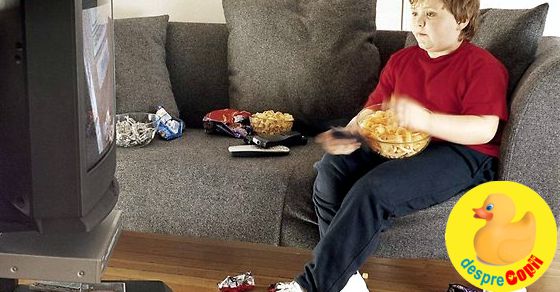 Televizorul si obezitatea copilului: ce trebuie sa inteleaga parintii