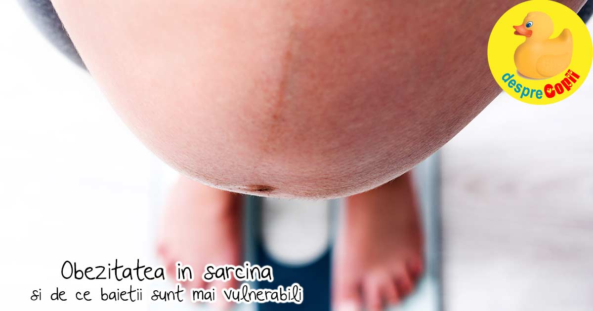 Obezitatea mamei in timpul sarcinii  - iata ce efecte are asupra baietilor