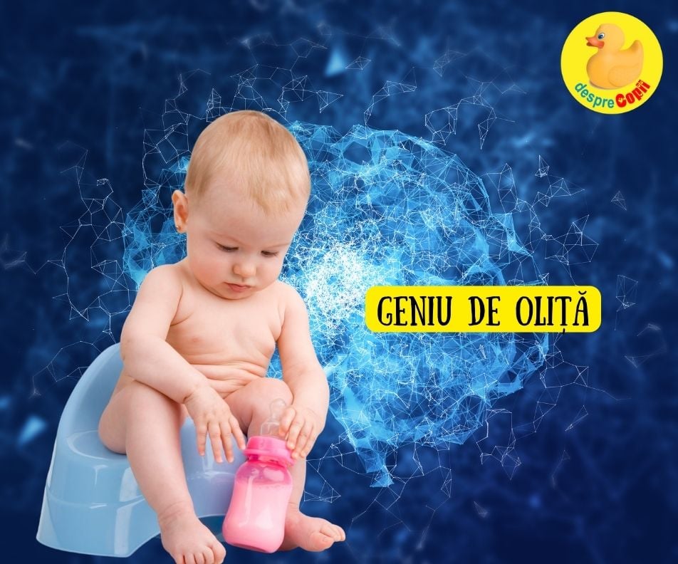 Mami de bebe -  nu te grabi sa iti transformi copilul intr-un geniu al olitei - iata de ce