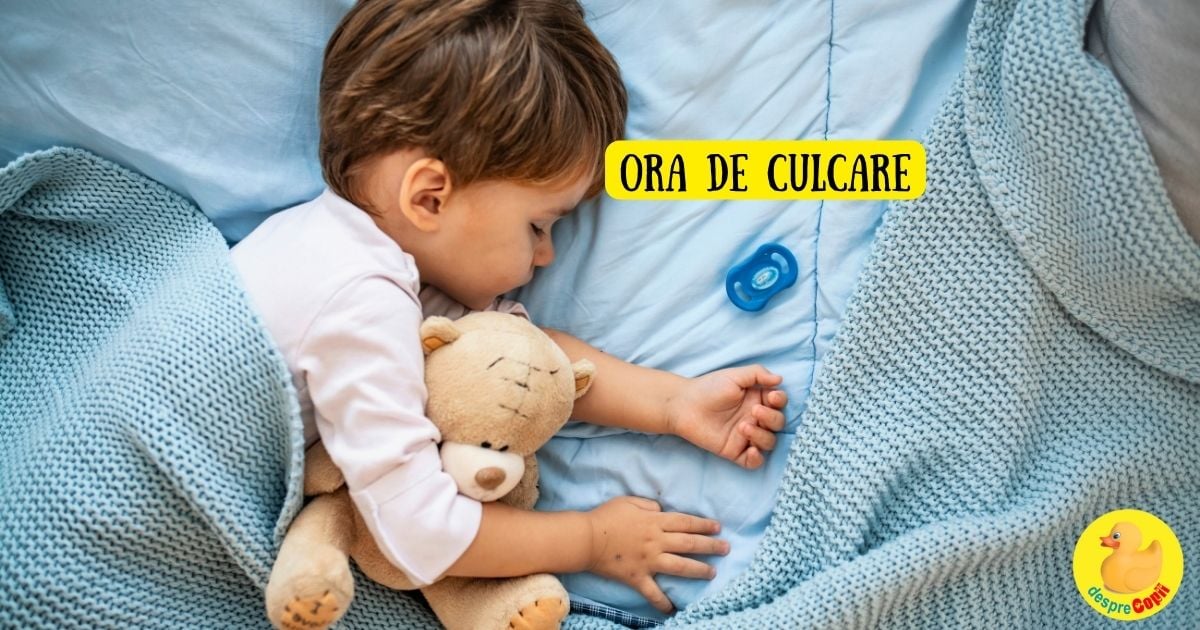 Cum influenteaza ora de culcare dezvoltarea creierului copilului si durata recomandata a somnului de la 1-4 ani