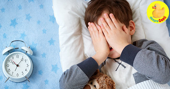 De ce este atat de importanta ora de culcare a copiilor