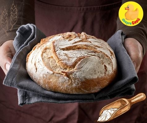 Paine cu bicarbonat de sodiu fara drojdie si fara dospire - cea mai usoara reteta de paine de casa