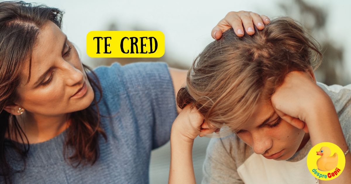 Te cred – doua cuvinte care pot schimba relatia parinte–copil. Un ghid pe varste cu sfatul psihologului