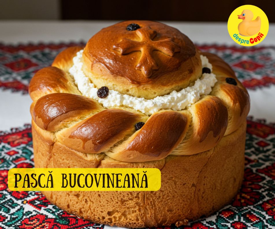 Pască Bucovineana - reteta din comuna Colacu, Suceava. O poti face simplu in 7 pasi.