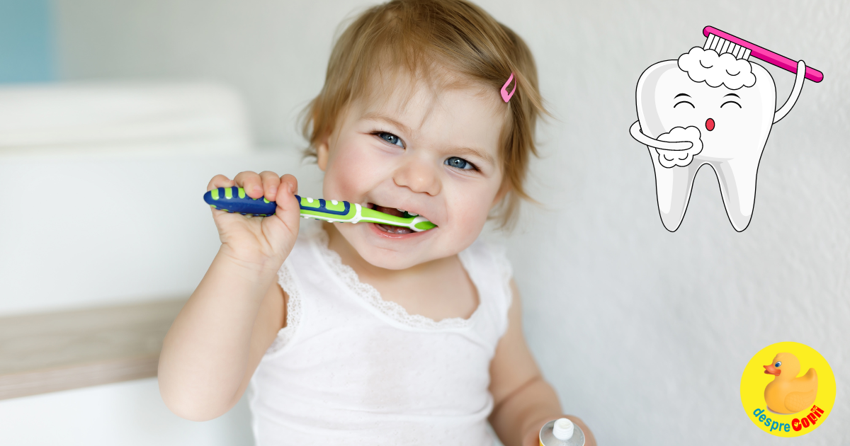 Prima pasta de dinti a bebelusului - cum o alegem si de ce
